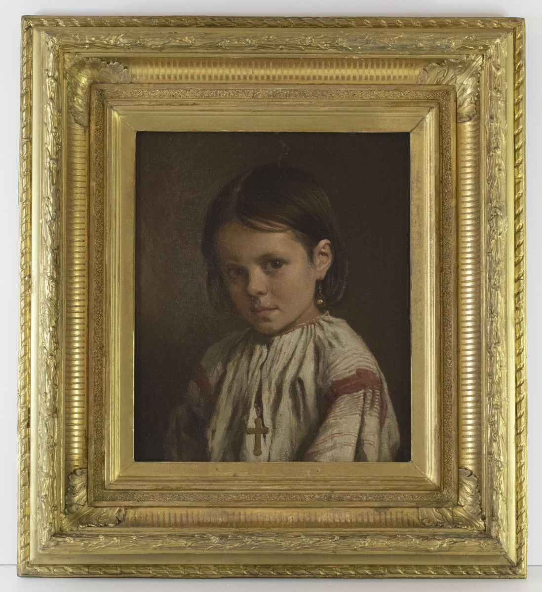  Брюллов П.А. Картина «Крестьянская девочка». 1874