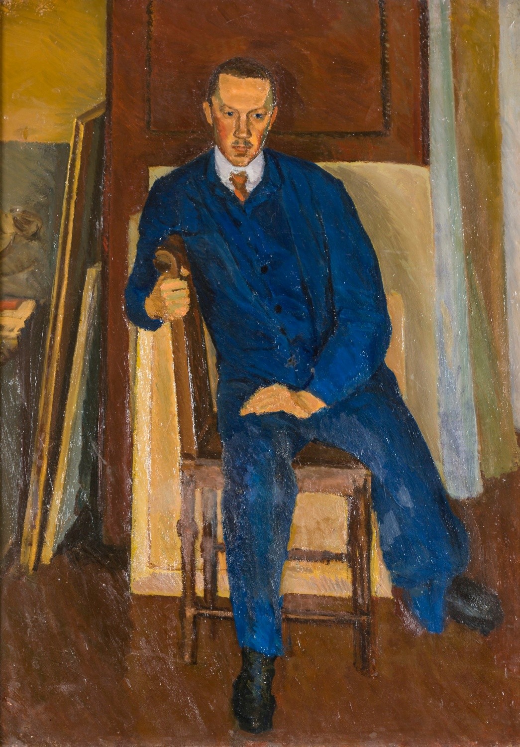 Фаворский Владимир Андреевич (1886-1964). Портрет Бориса Николаевича Эдинга. 1915 или 1918