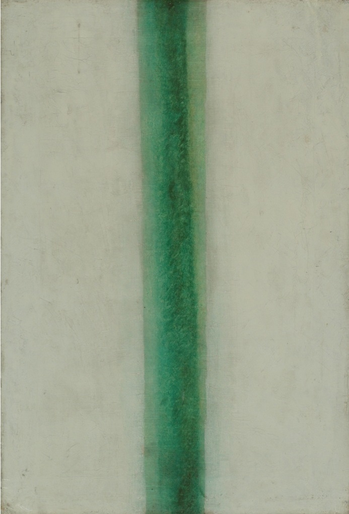 О.В. Розанова. 1886–1918. Зеленая полоса. 1917. Холст, масло. 71,5 х 49 см