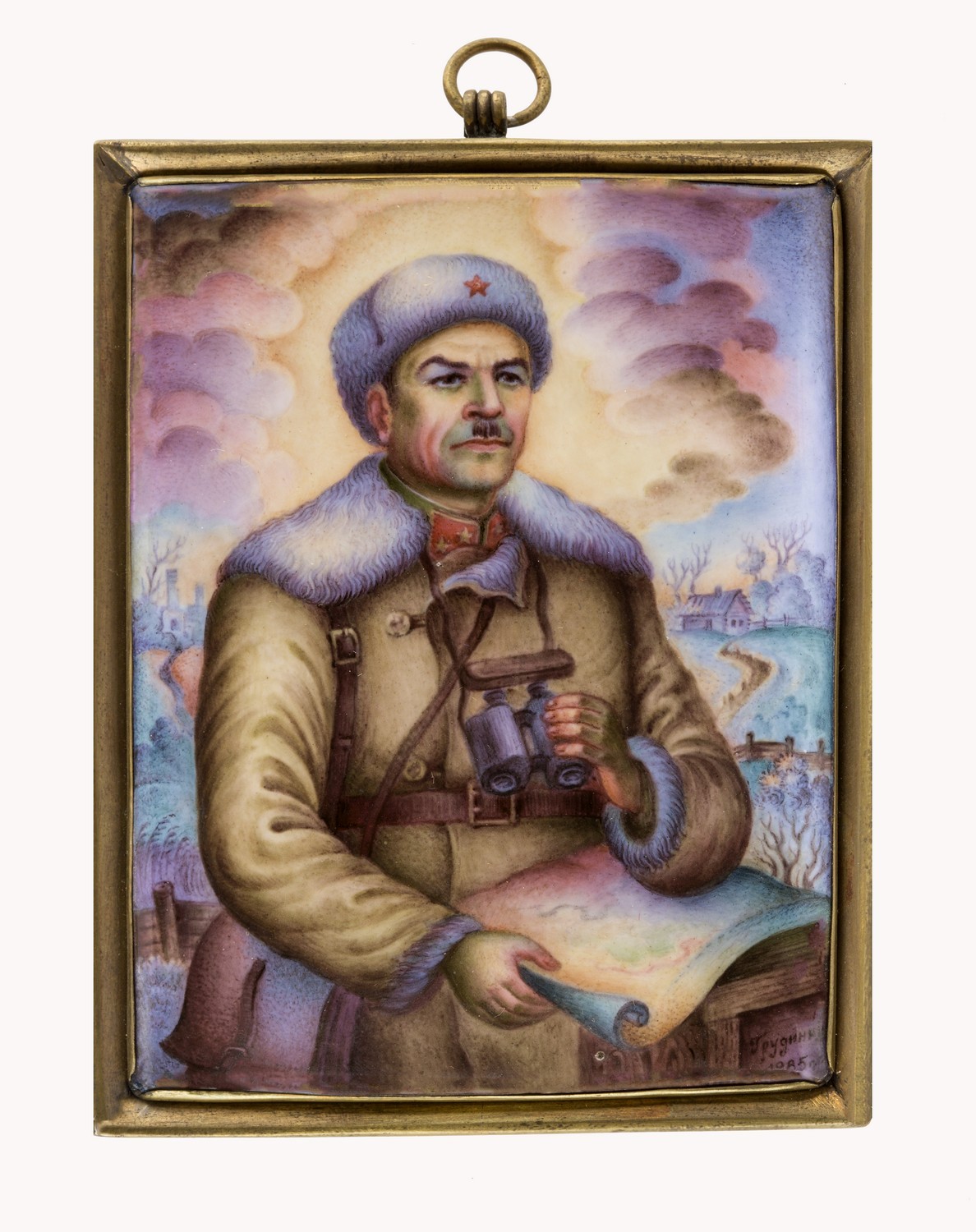 602. В. П. Грудинин. Портрет генерала И. В. Панфилова