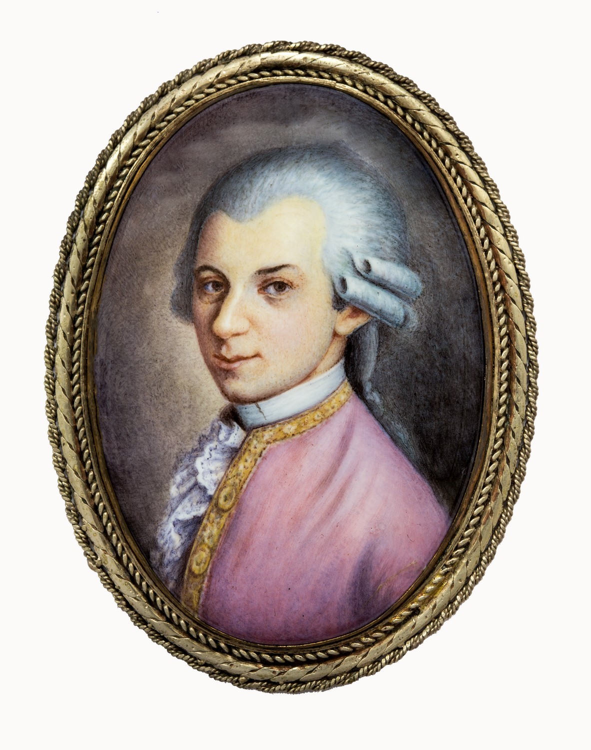 557. Б. М. Михайленко. Миниатюра «Портрет В. А. Моцарта»