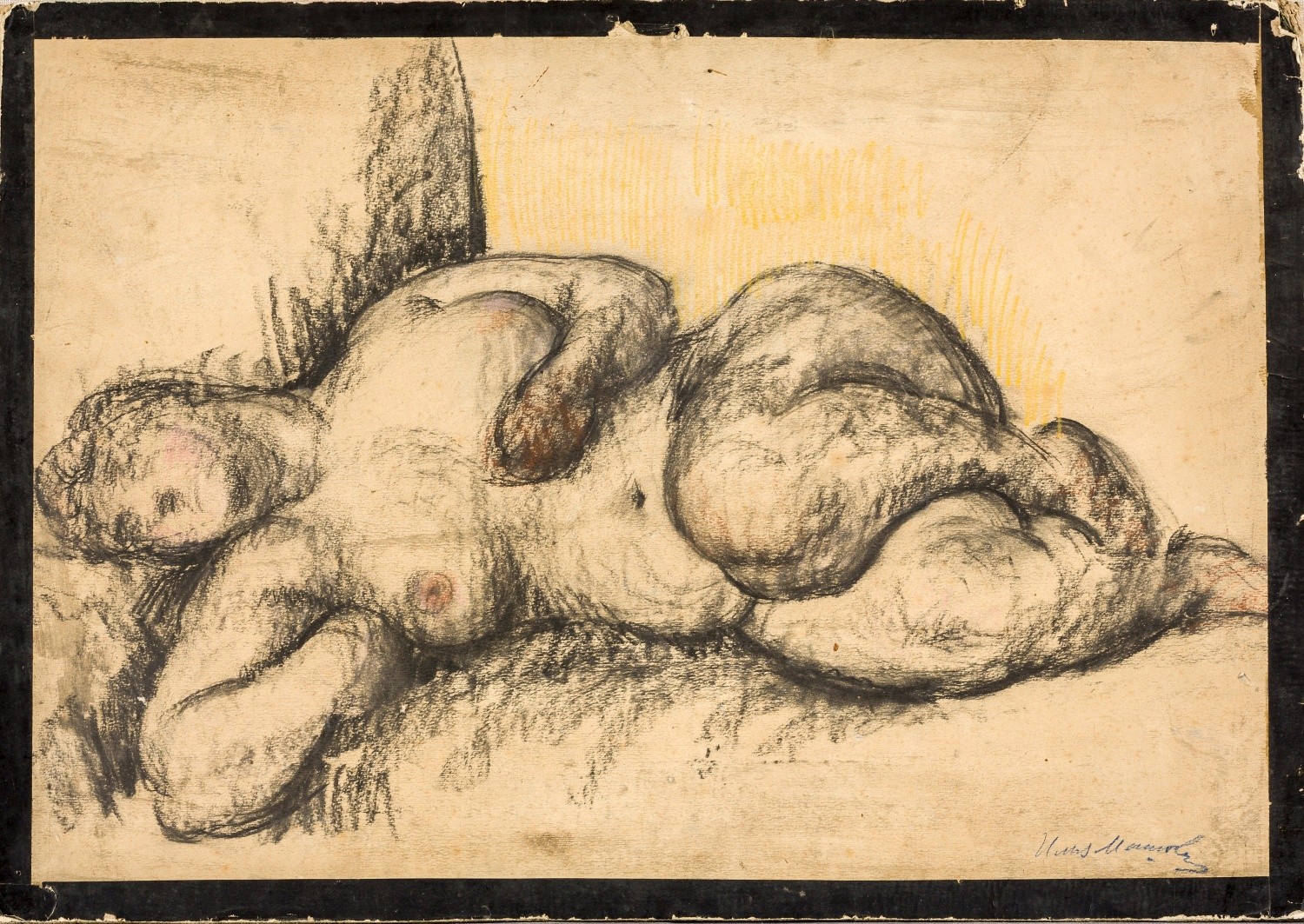 Машков Илья Иванович (1881-1944). Лежащая женщина. Около 1918