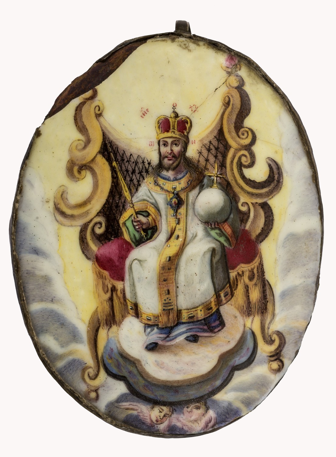 47. Икона подвесная "Царь царем"