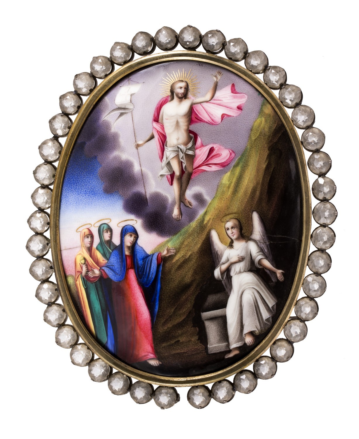 153–157. А.Г. Тарасов(?). Дробницы с оклада Евангелия «Воскресение Христово», «Евангелист Матфей», «Евангелист Иоанн», «Евангелист Лука», «Евангелист Марк»