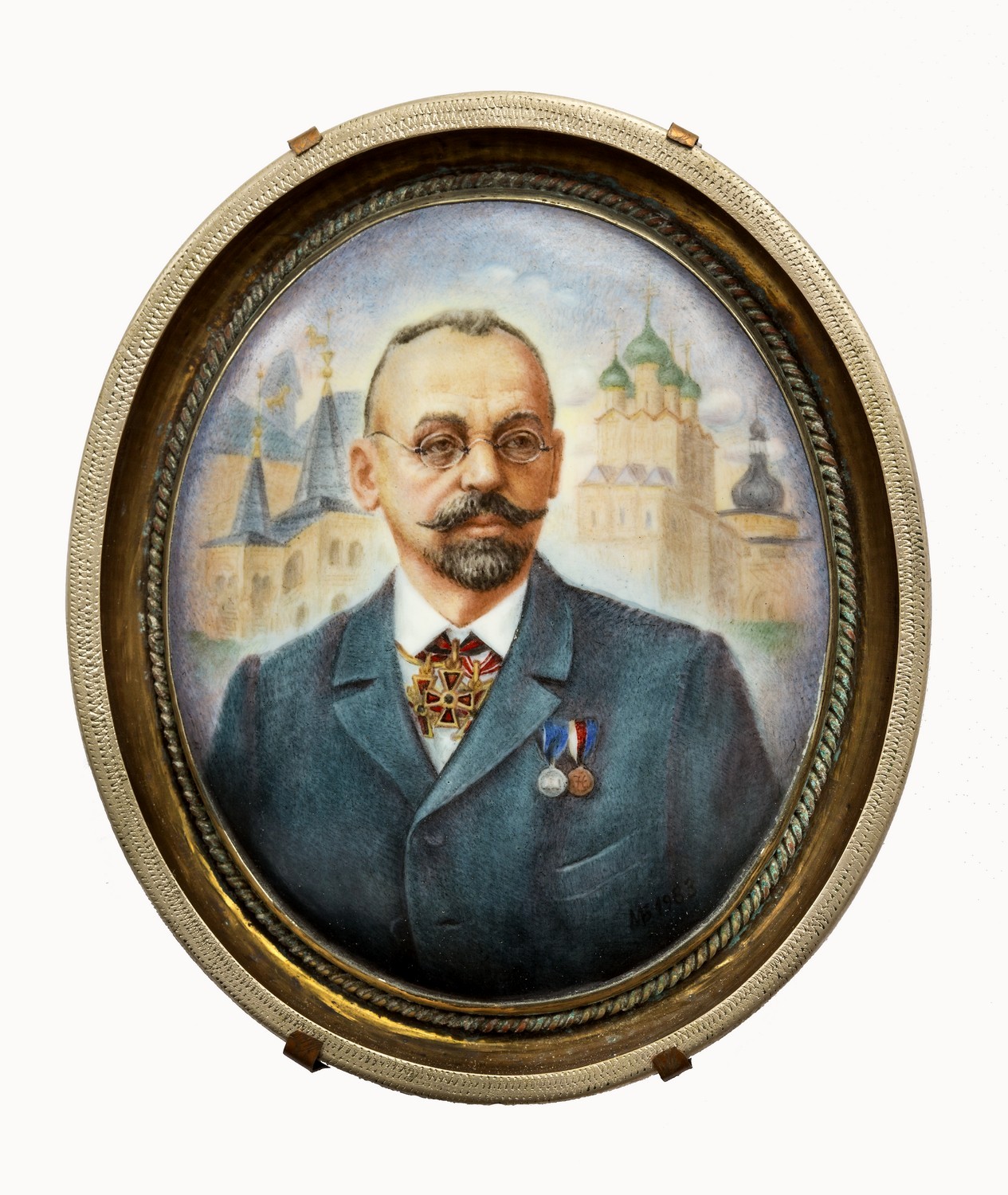 551. Б. М. Михайленко. Портрет А. А. Титова (1844–1911)