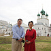 Ростовский кремль посетила художница из Китая Ван Сюлин. 